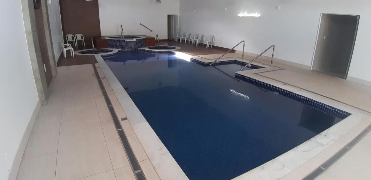 Águas de Lindóia Flat No Apart-Hotel Cavalinho Branco Com Piscina Aquecida 1D8 المظهر الخارجي الصورة