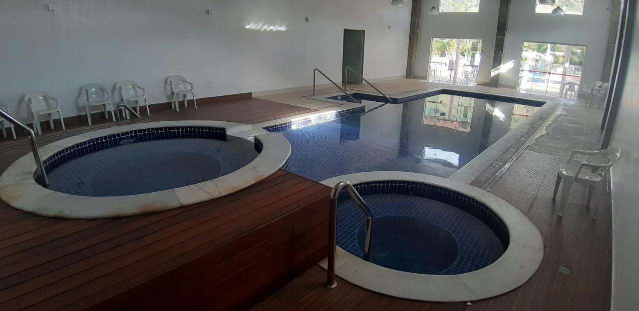 Águas de Lindóia Flat No Apart-Hotel Cavalinho Branco Com Piscina Aquecida 1D8 المظهر الخارجي الصورة