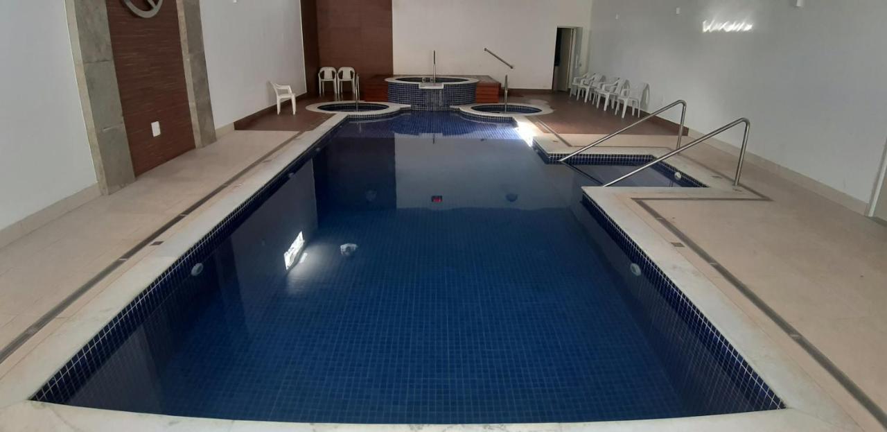 Águas de Lindóia Flat No Apart-Hotel Cavalinho Branco Com Piscina Aquecida 1D8 المظهر الخارجي الصورة