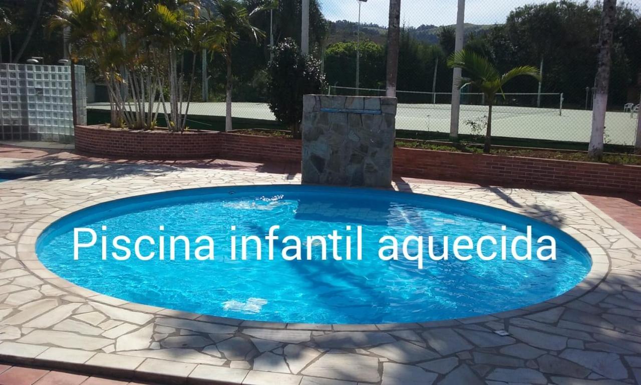 Águas de Lindóia Flat No Apart-Hotel Cavalinho Branco Com Piscina Aquecida 1D8 المظهر الخارجي الصورة